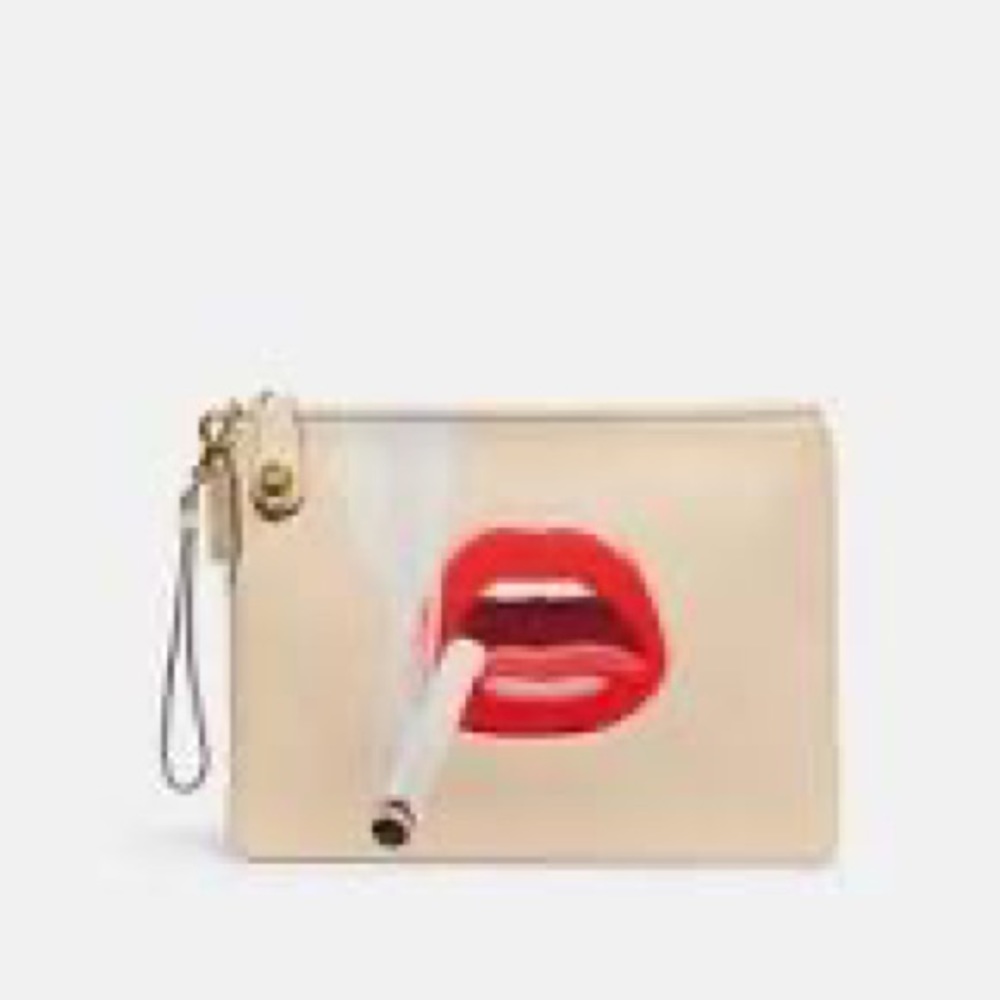 Coach X Tom Wesselmann Large Turnlock Wristlet NWT